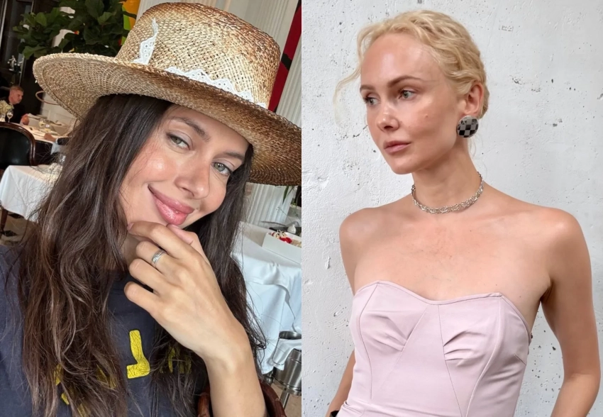 Ольга Карпуть, Ксения Шипилова, Диана Коркунова и Ксения Смо на светском обеде